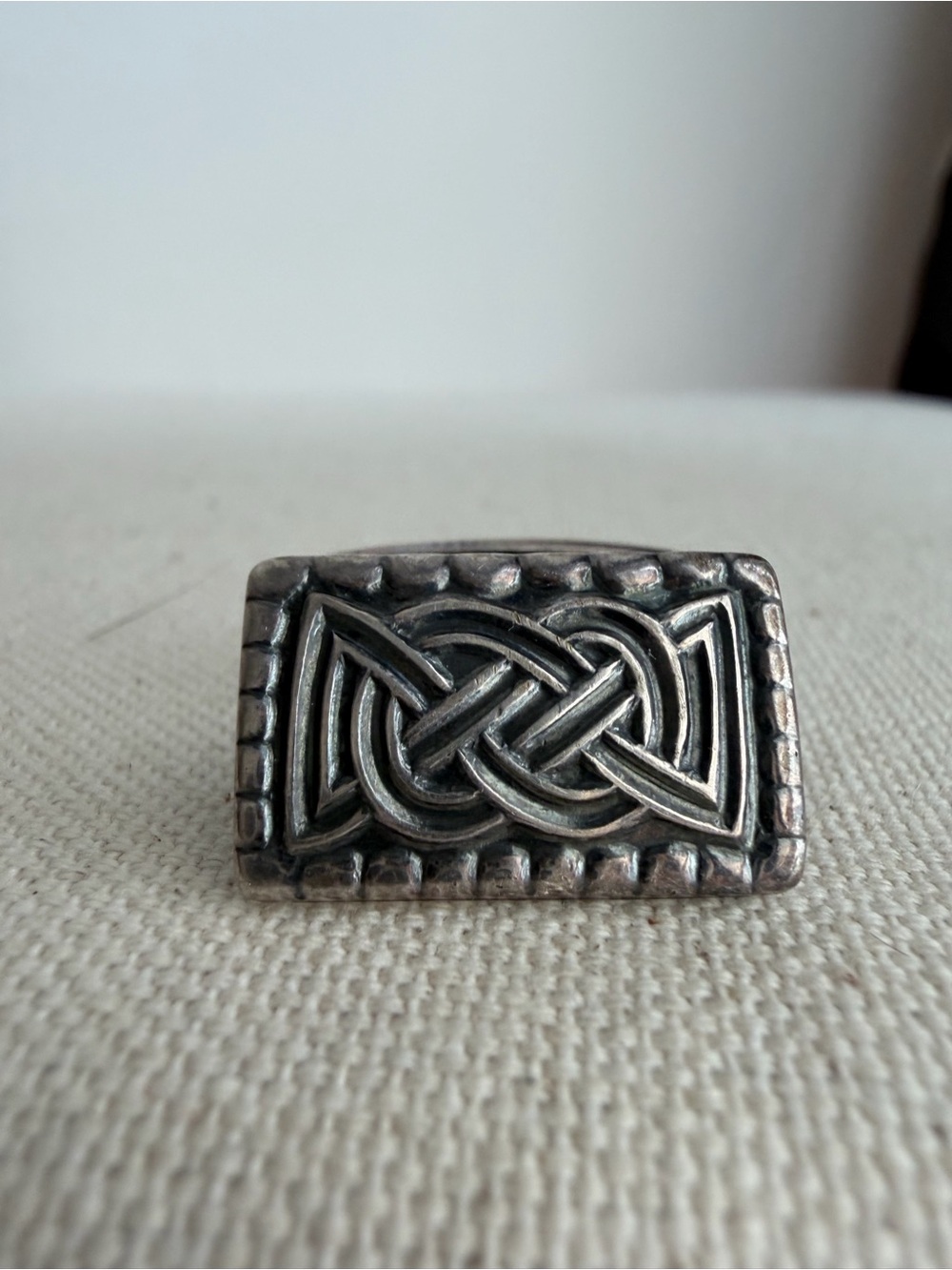 David Andersen Norway 925 Sterling Silver Oseberg Viking Knot Cufflinks